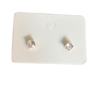 Elegant Silver Stud Earrings